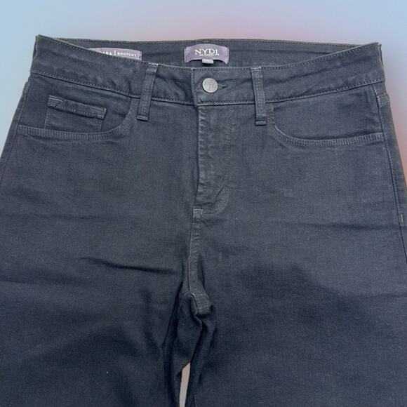 NYDJ Women’s 4 Black BARBARA BOOTCUT Jeans - Picture 1 of 4